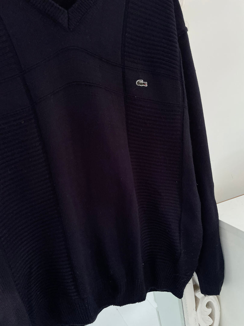 Lacoste Vintage Deep Blue Sweater-Bust 44