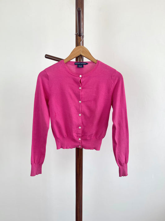 Ralph Lauren 92% Cotton Vintage Cardigan-Chest 32 to 34