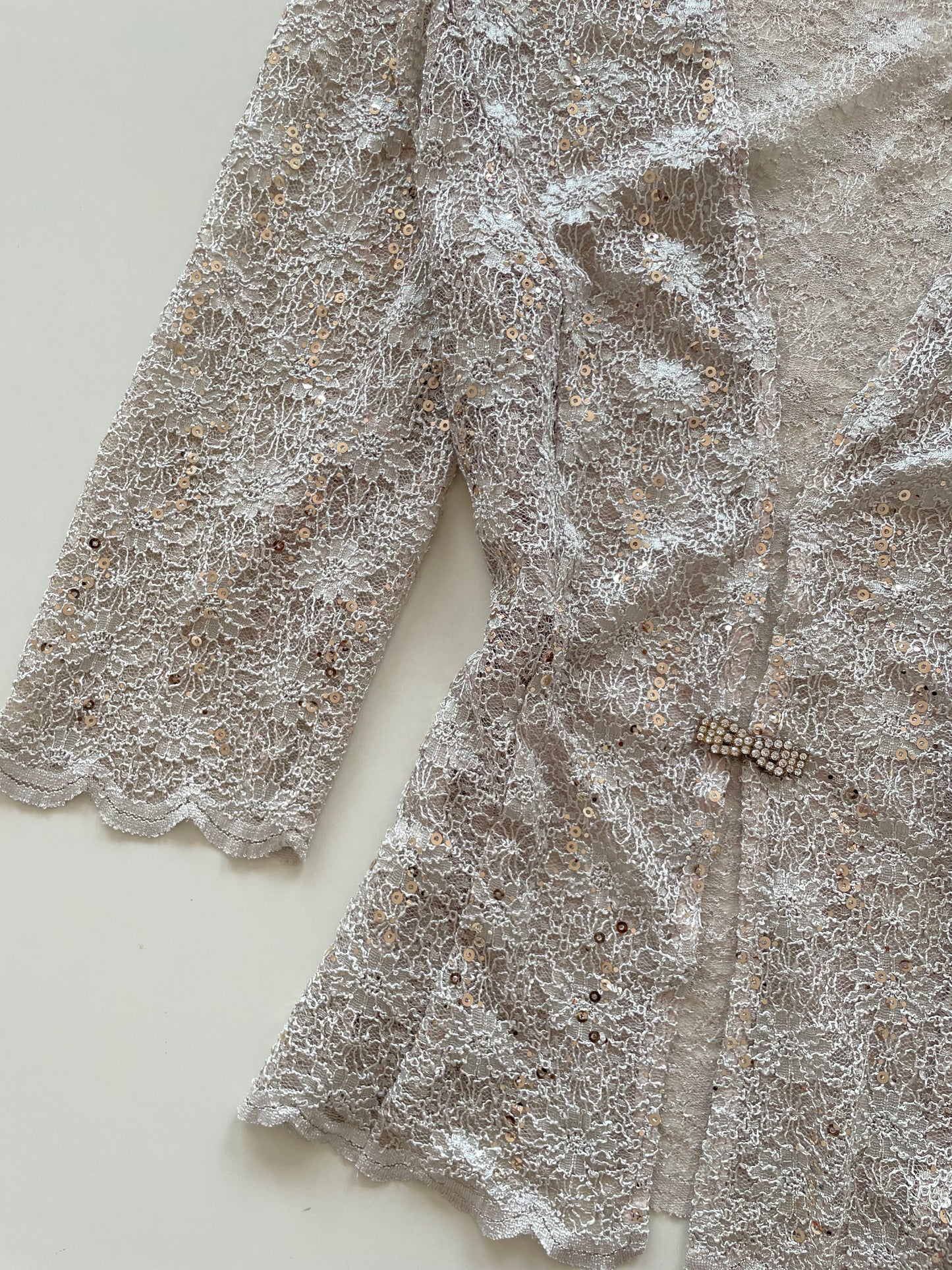 R&M Richards Vintage Sequin Shrug-Bust 44