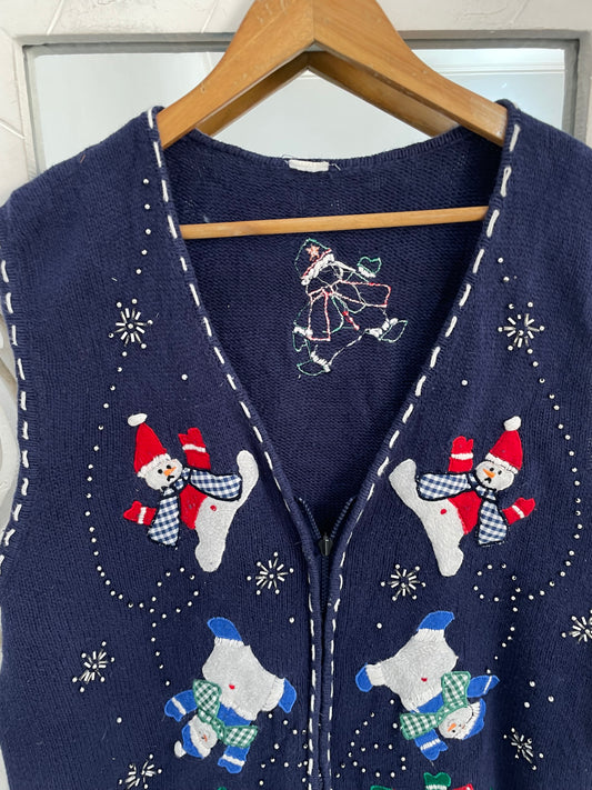 Christmas Sweater Vest-Bust 46