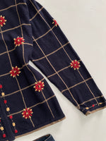 Load image into Gallery viewer, Christopher &amp; Banks Hand Embroidered Zipper Sweater-Bust 44
