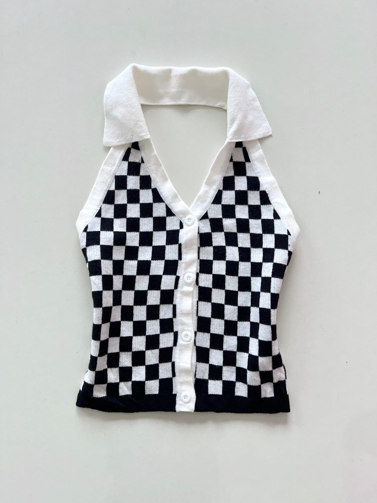 Checkered Top-Bust 34