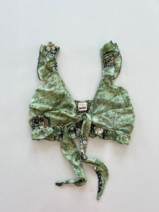 Boho 70% Silk Top-Bust 36 to 38