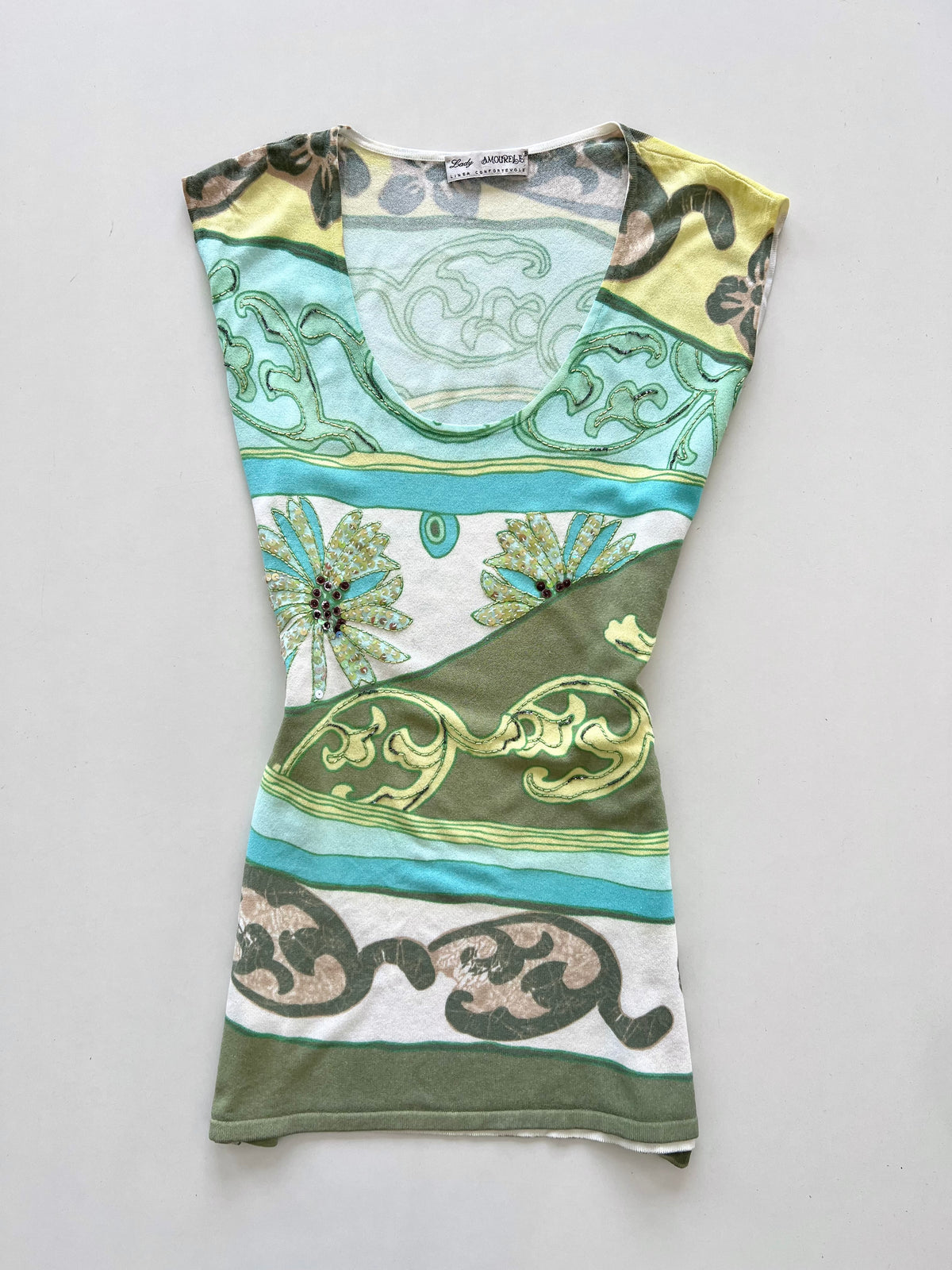Lady Amourelle Vintage Embroidered Top-Bust 44 to 46