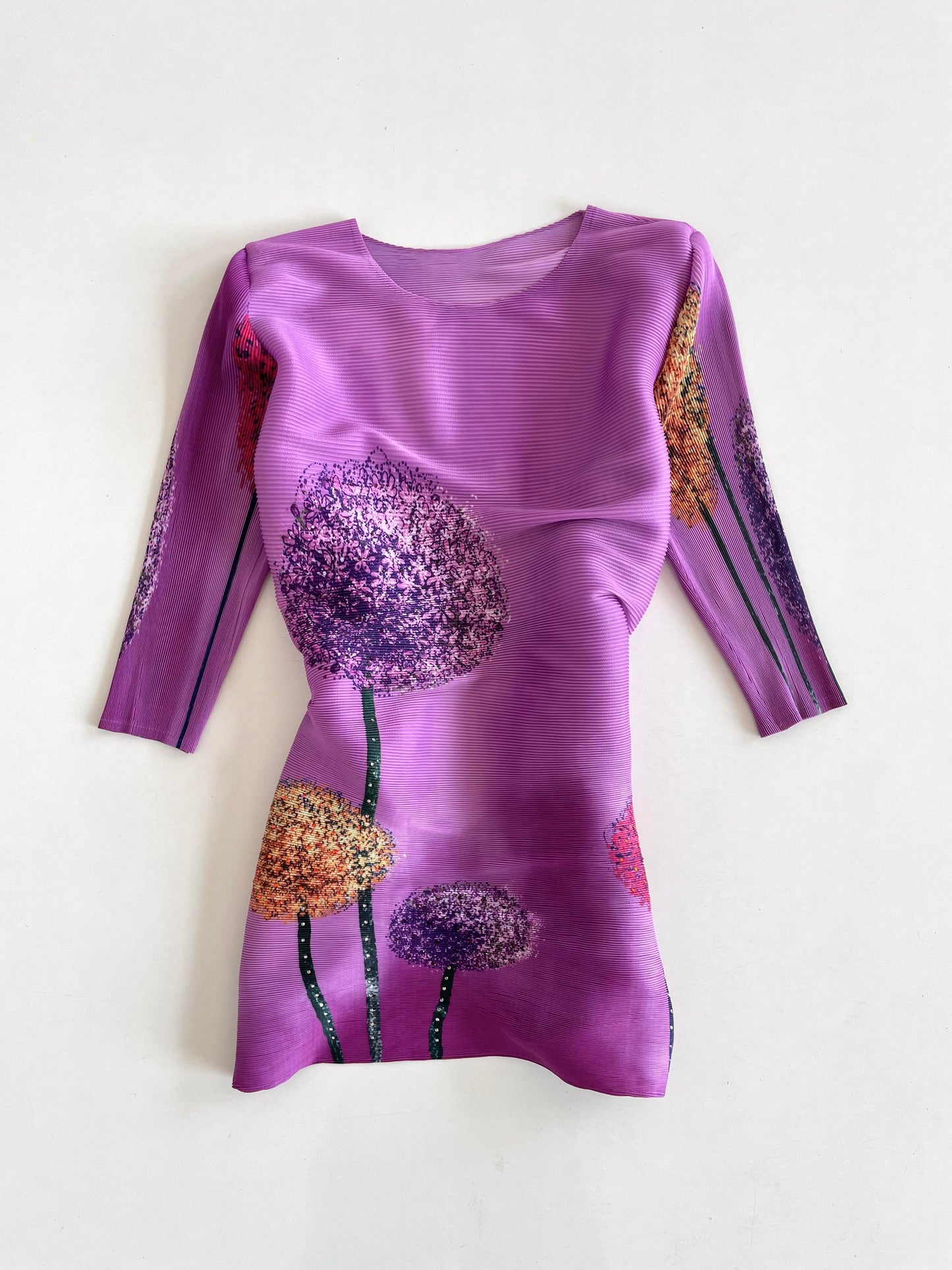 Vintage Pleated Dress-Bust 38
