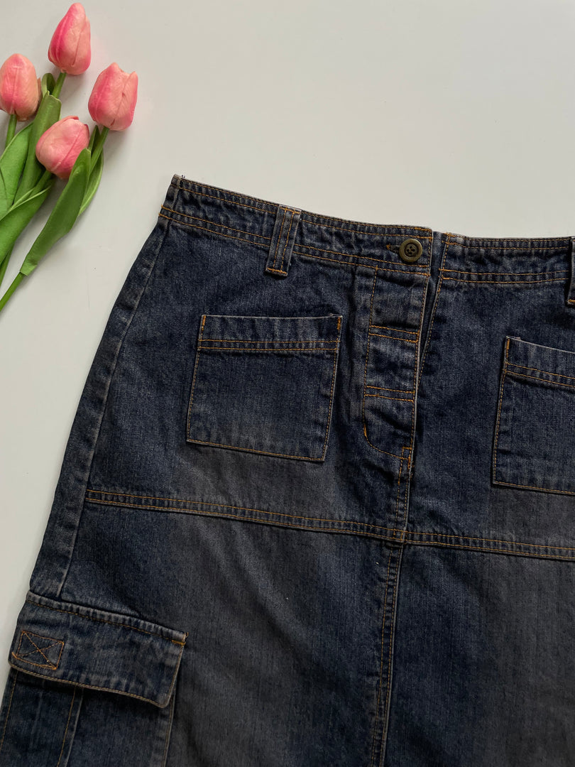 BON’A PARTE DENIM SKIRT - WAIST 30