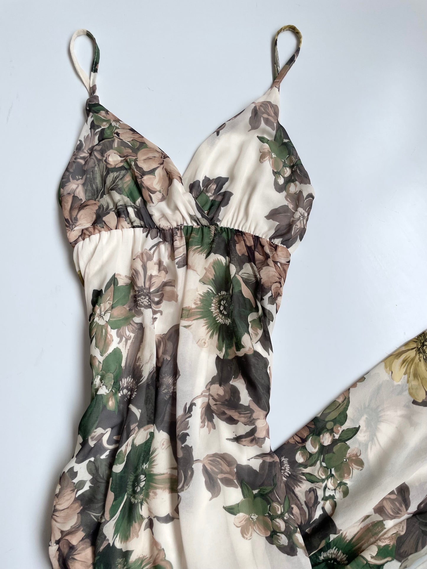 Floral Vintage Slip Dress-Bust 32 to 34
