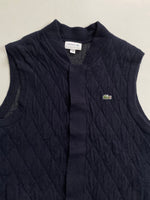 Load image into Gallery viewer, Lacoste Very Thick Midnight Blue Sweater Vest - Bust 34 to 38
