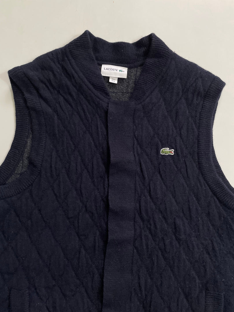 Lacoste Very Thick Midnight Blue Sweater Vest - Bust 34 to 38