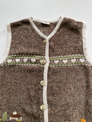 Landhaus Sweater Vest-Bust 40