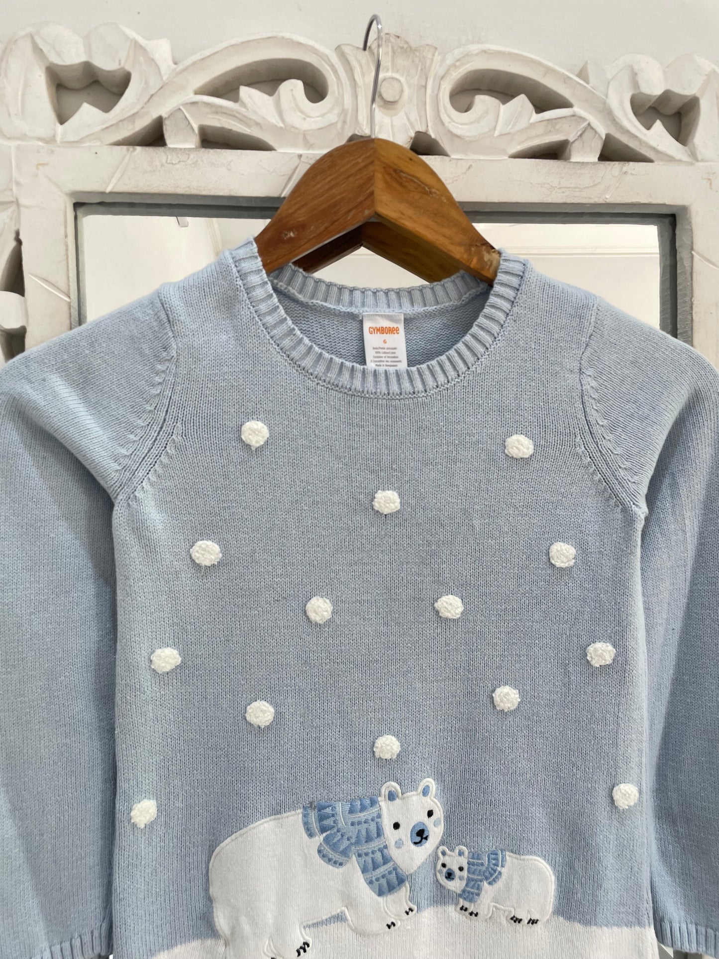 Kids Embroidered Sweater-Bust 26