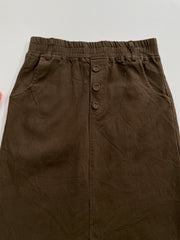 Long Denim Skirt-Waist 26