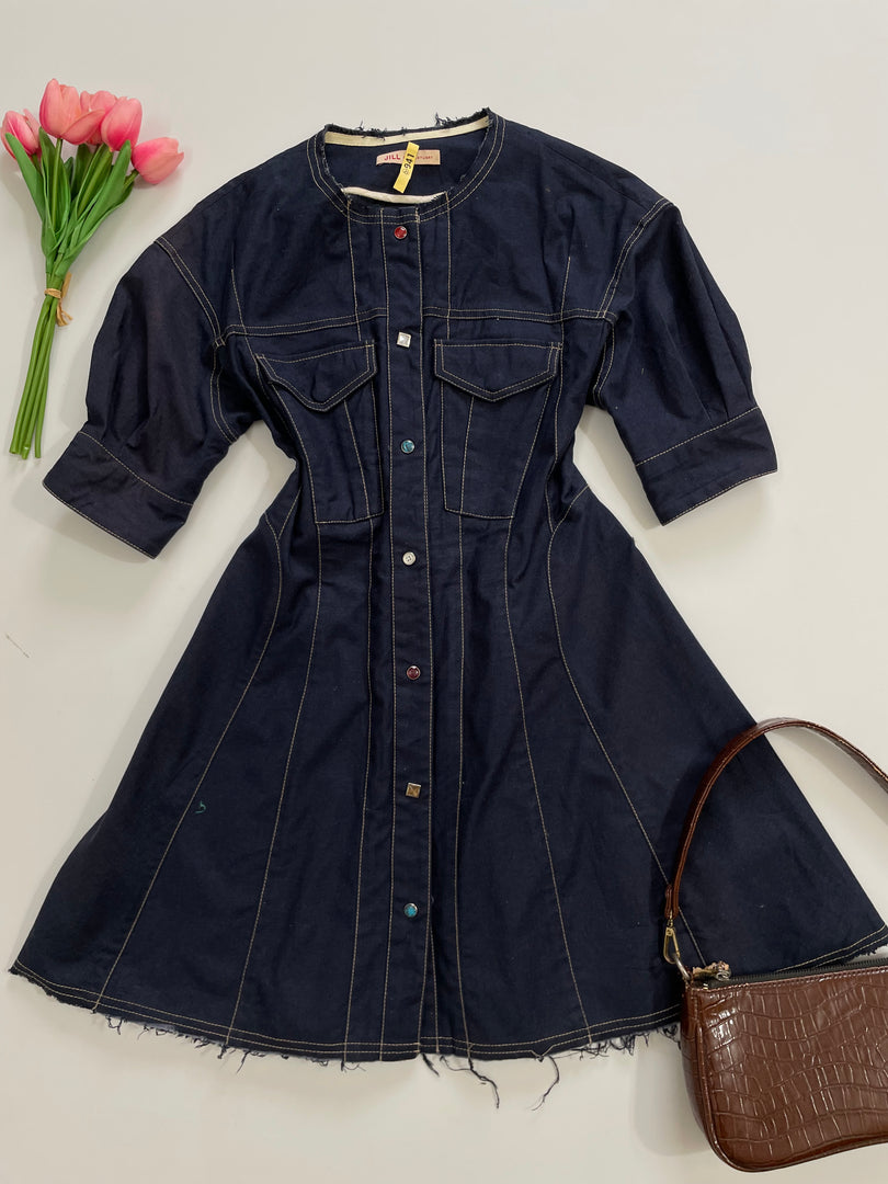 Jill Stuart Denim Dress-Bust 30 to 32