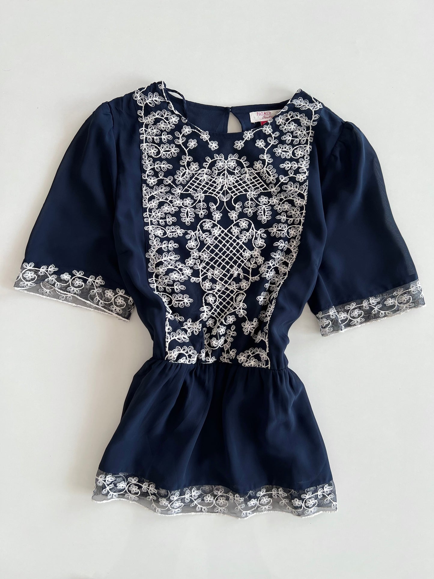 Palmer Embroidered Top-Bust 40