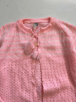 Load image into Gallery viewer, Front Tie Crochet Knit Soft Cardigan - Bust 42 to 44
