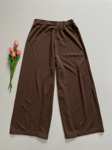 SOLID BROWN PANTS - WAIST 28 TO 32