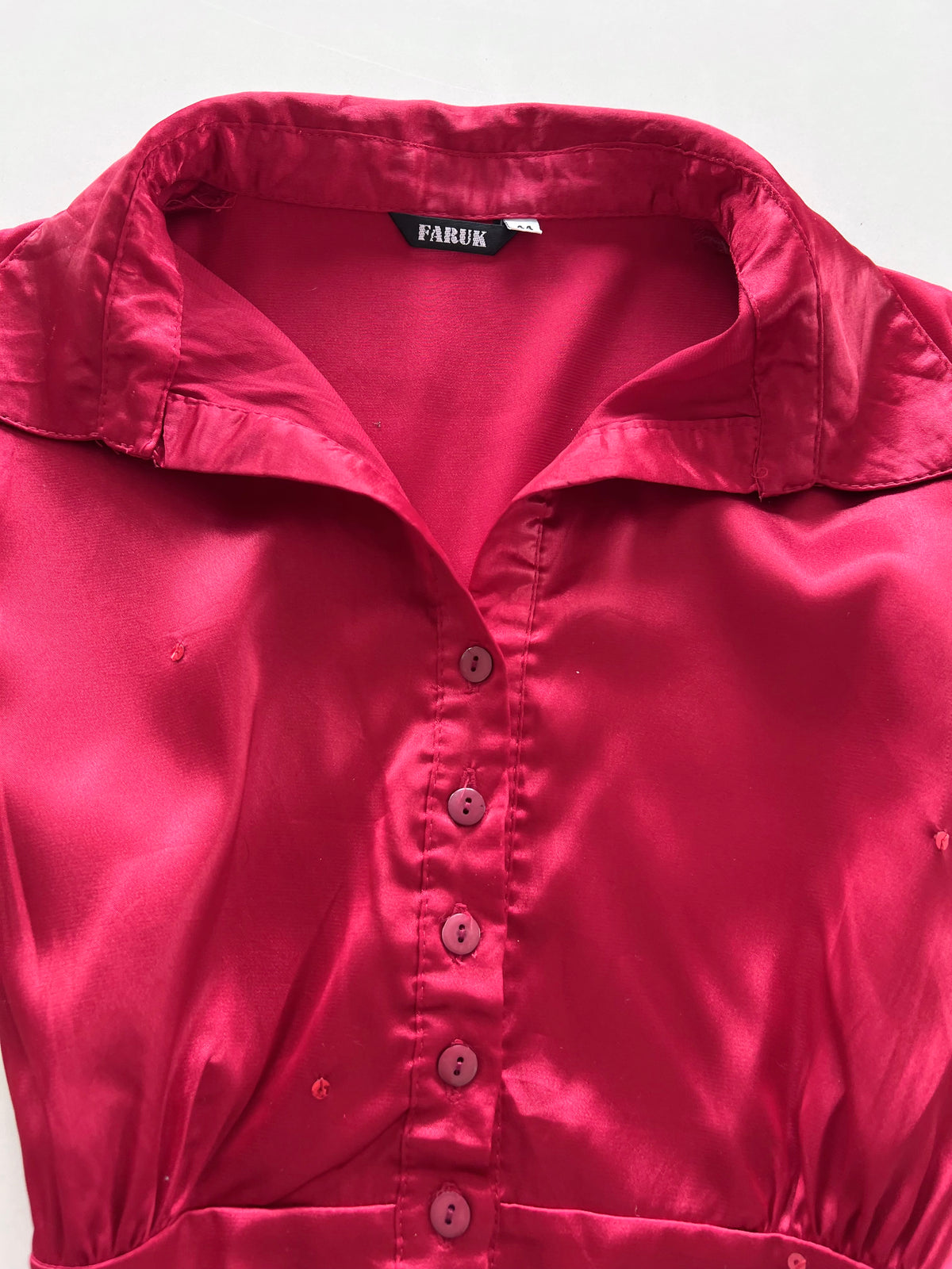 Faruk Satin Top-Bust 36