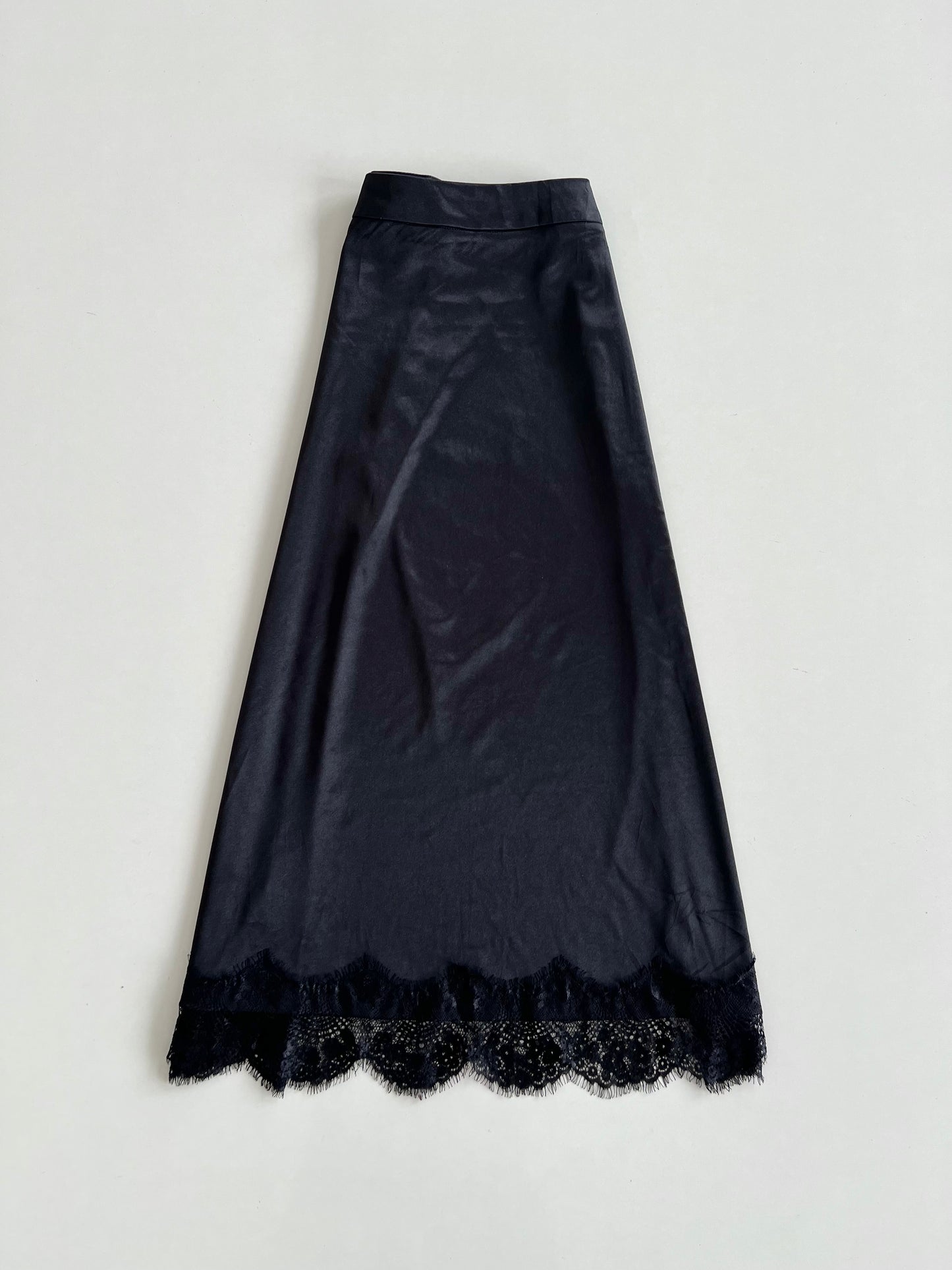 Reserved Satin Lace Skirt-Waist 30