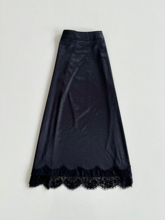 Reserved Satin Lace Skirt-Waist 30
