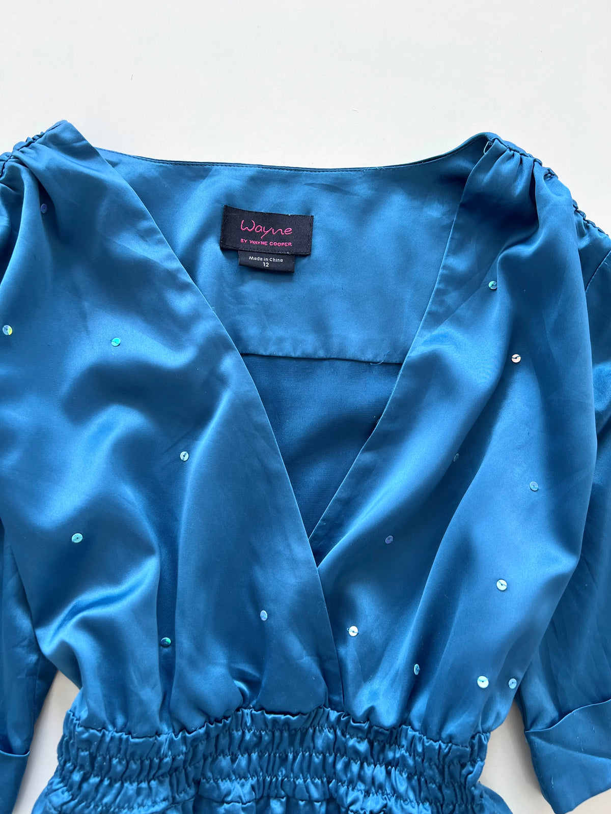 Wayve Satin Dress-Bust 40
