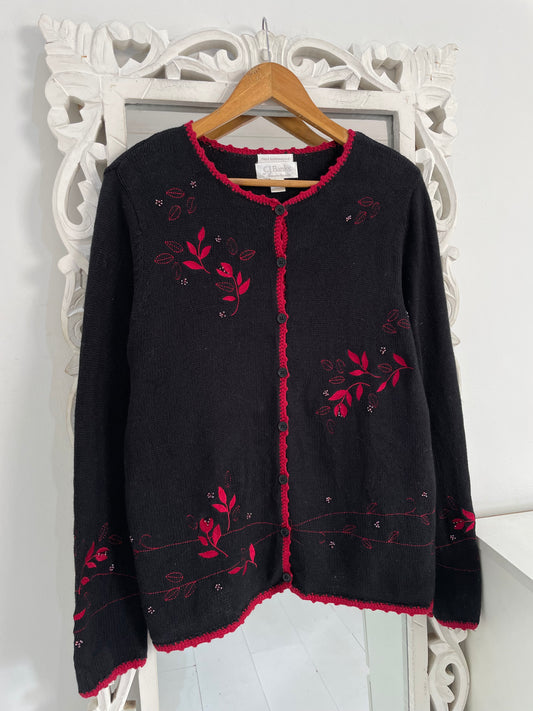 Christopher&banks Embroidered Vintage Sweater-Bust 44