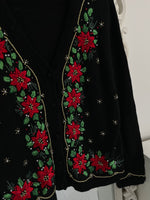 Load image into Gallery viewer, Embroidered Vintage Sweater-Bust 44