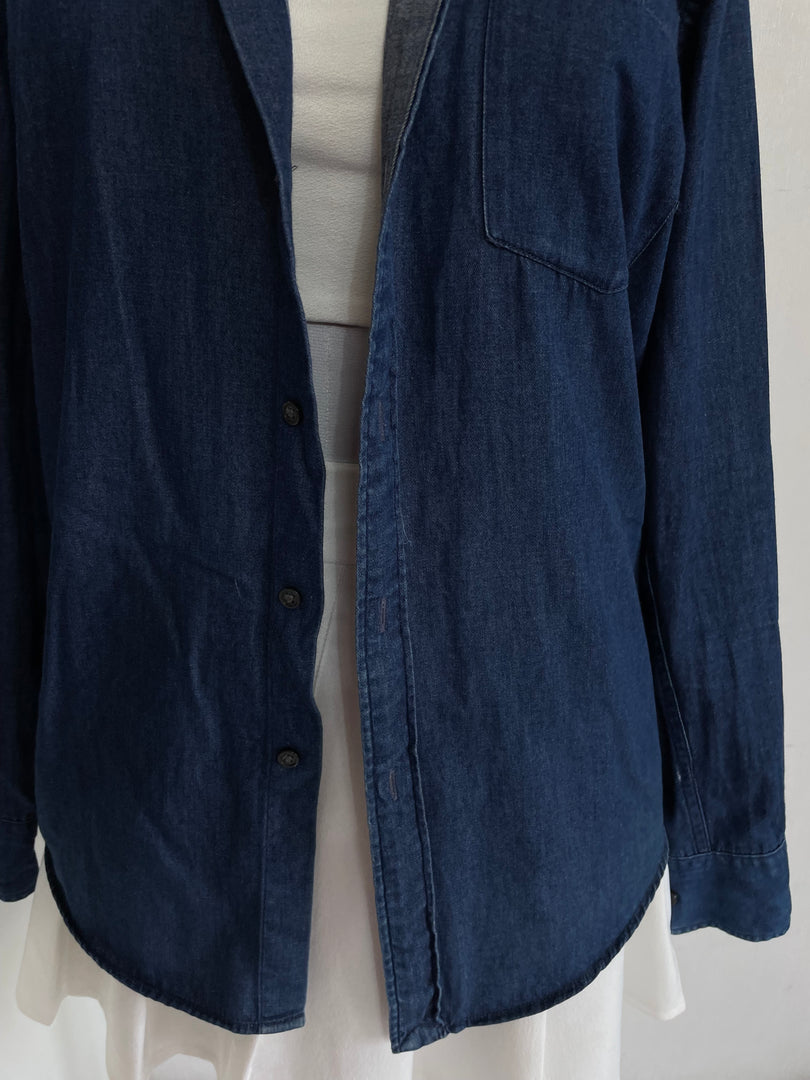 UNIQLO DENIM SHIRT - BUST 38