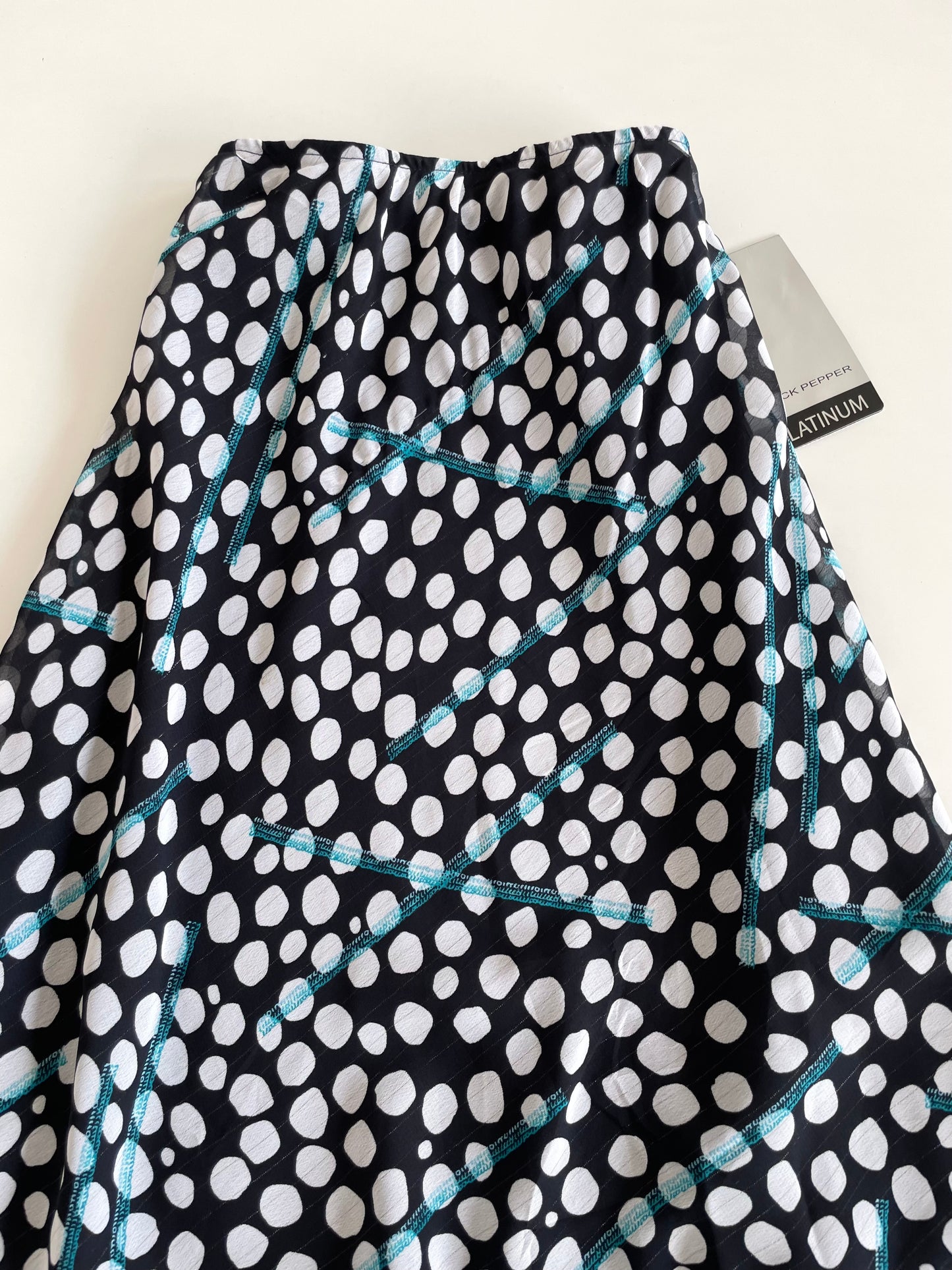 Black Pepper New Tagged Vintage Skirt-Waist 34 to 38