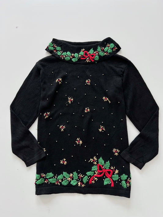 Victoria Jones Embroidered Sweater-Bust 50