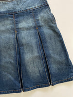 Load image into Gallery viewer, Pleated Denim Skirt-Waist 26
