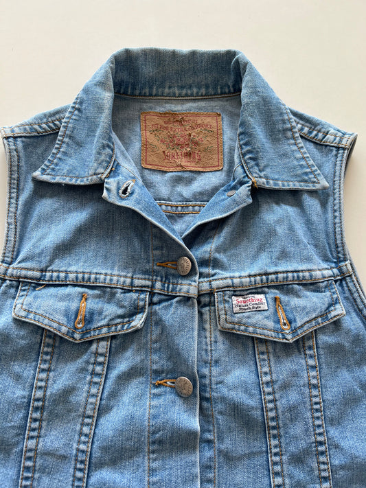 Fit for Extra Comfort Denim Vest-Bust 36