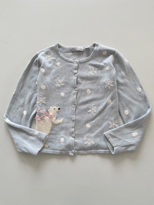 Classics By Marisa Christina Embroidered Cardigan Sweater-Bust 40
