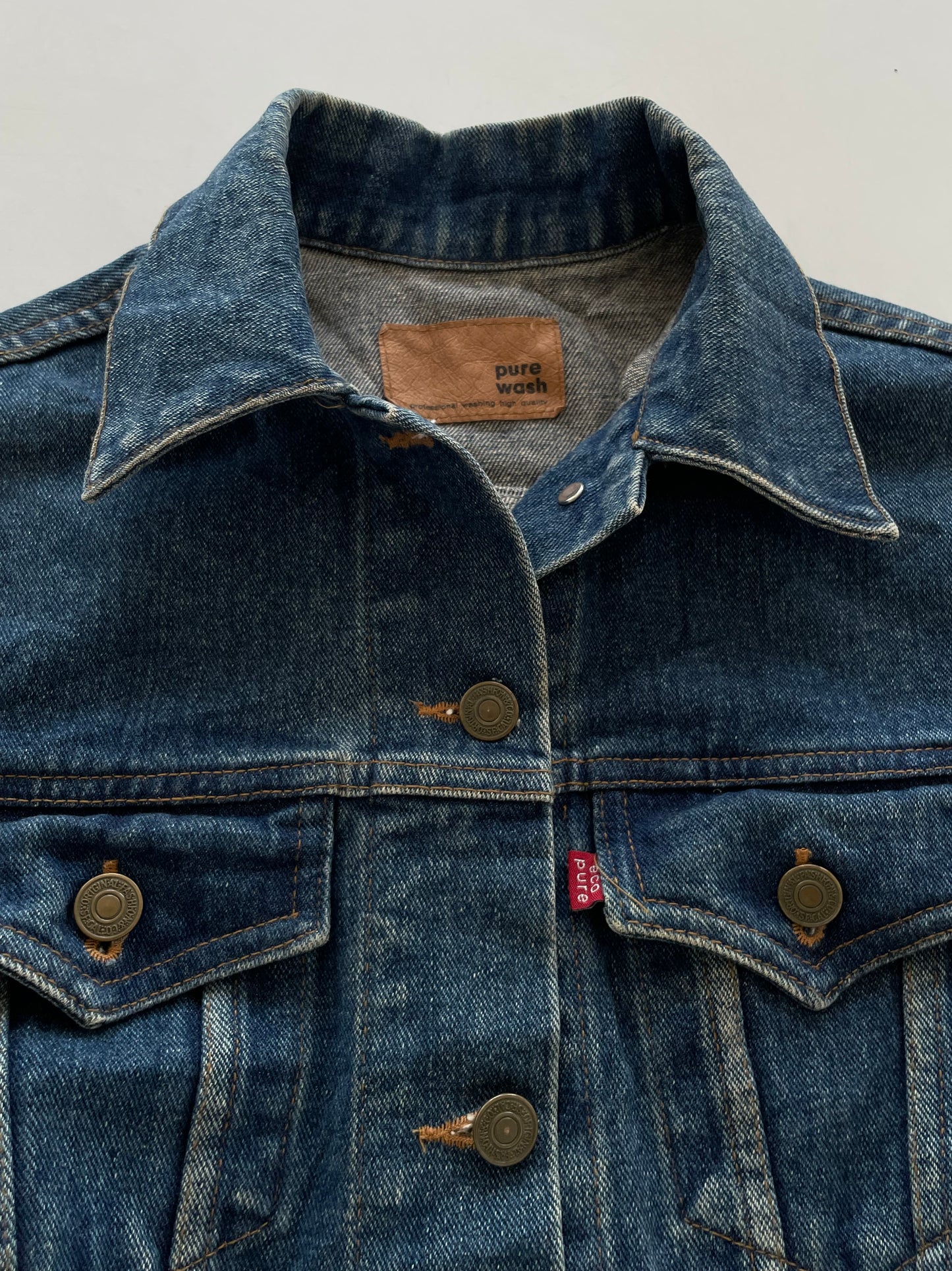 Pure Wash Denim Jacket-Bust 36