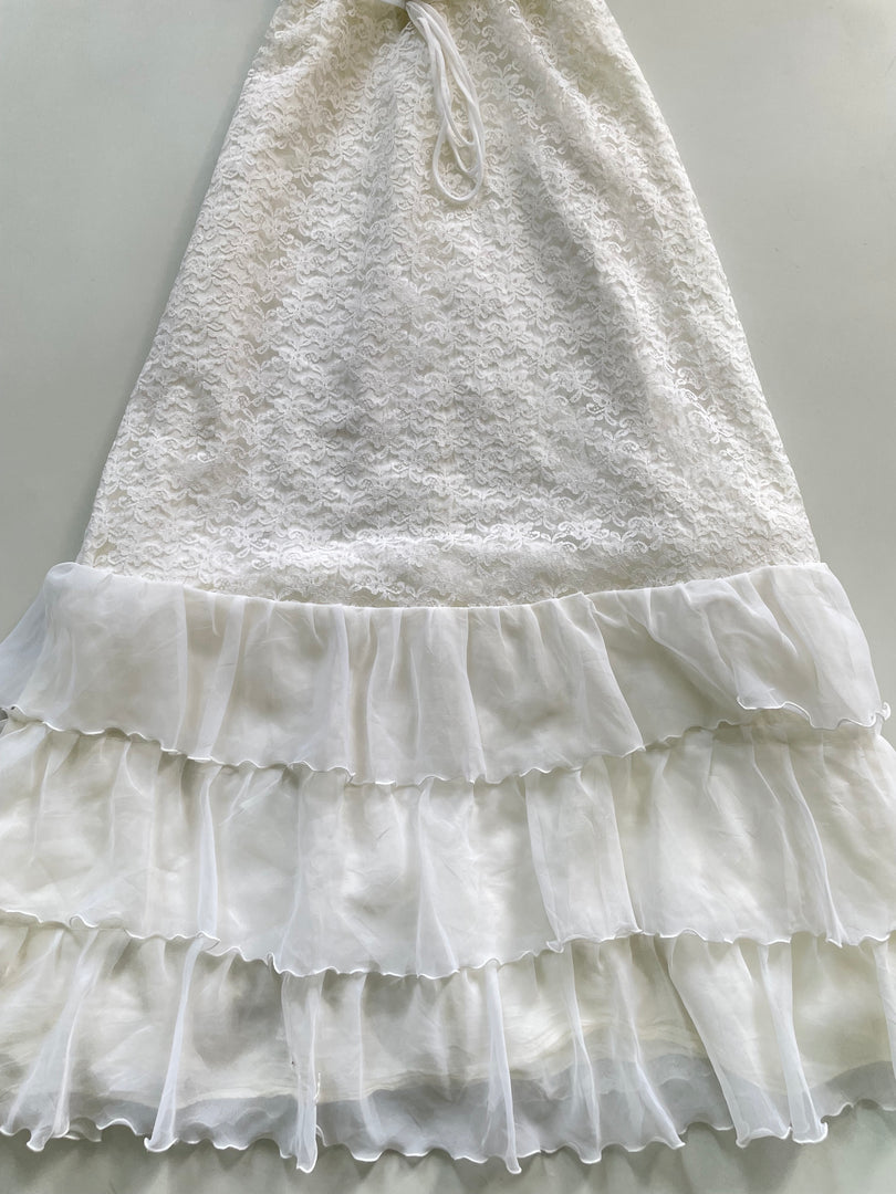 Lace White Dress-Bust 36