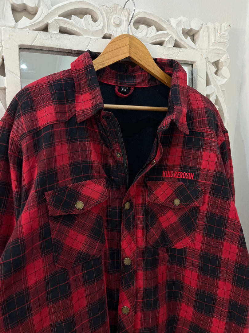 Super Thick Inner Fleece Shacket-Chest 52