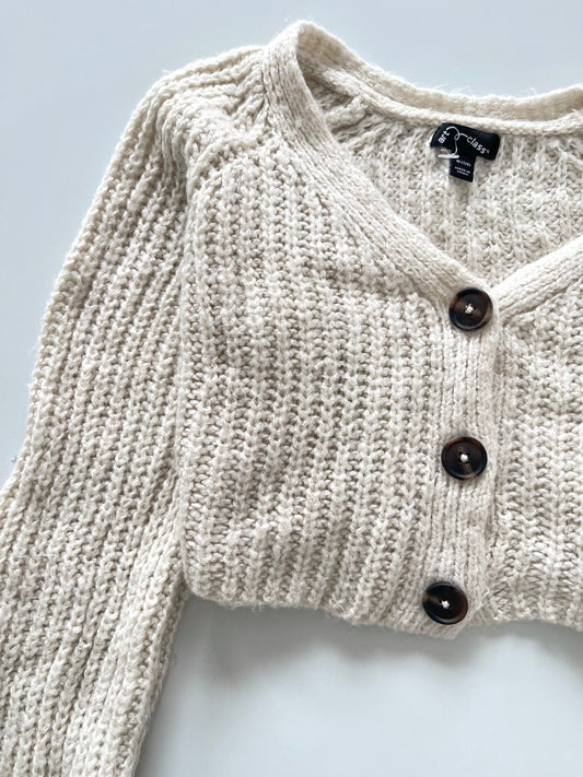 Art Class Solid Sweater Cardigan-Bust 40