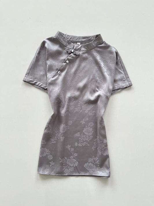Satin Qipao Top-Bust 38
