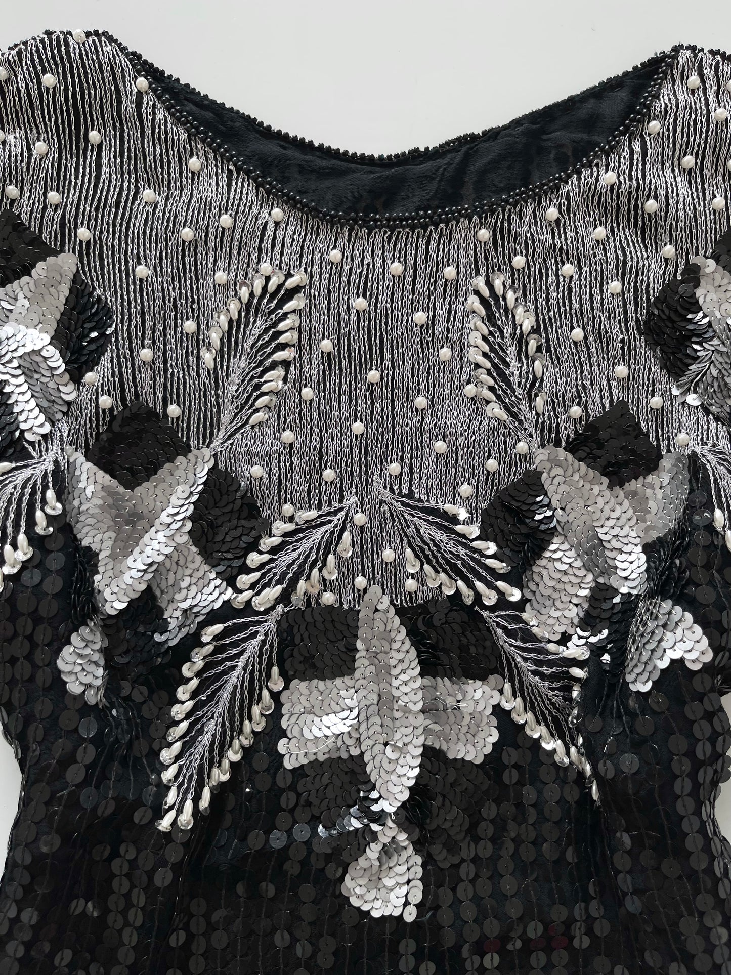 Butterfly Embroidered Sequin Top-Bust 42 to 44