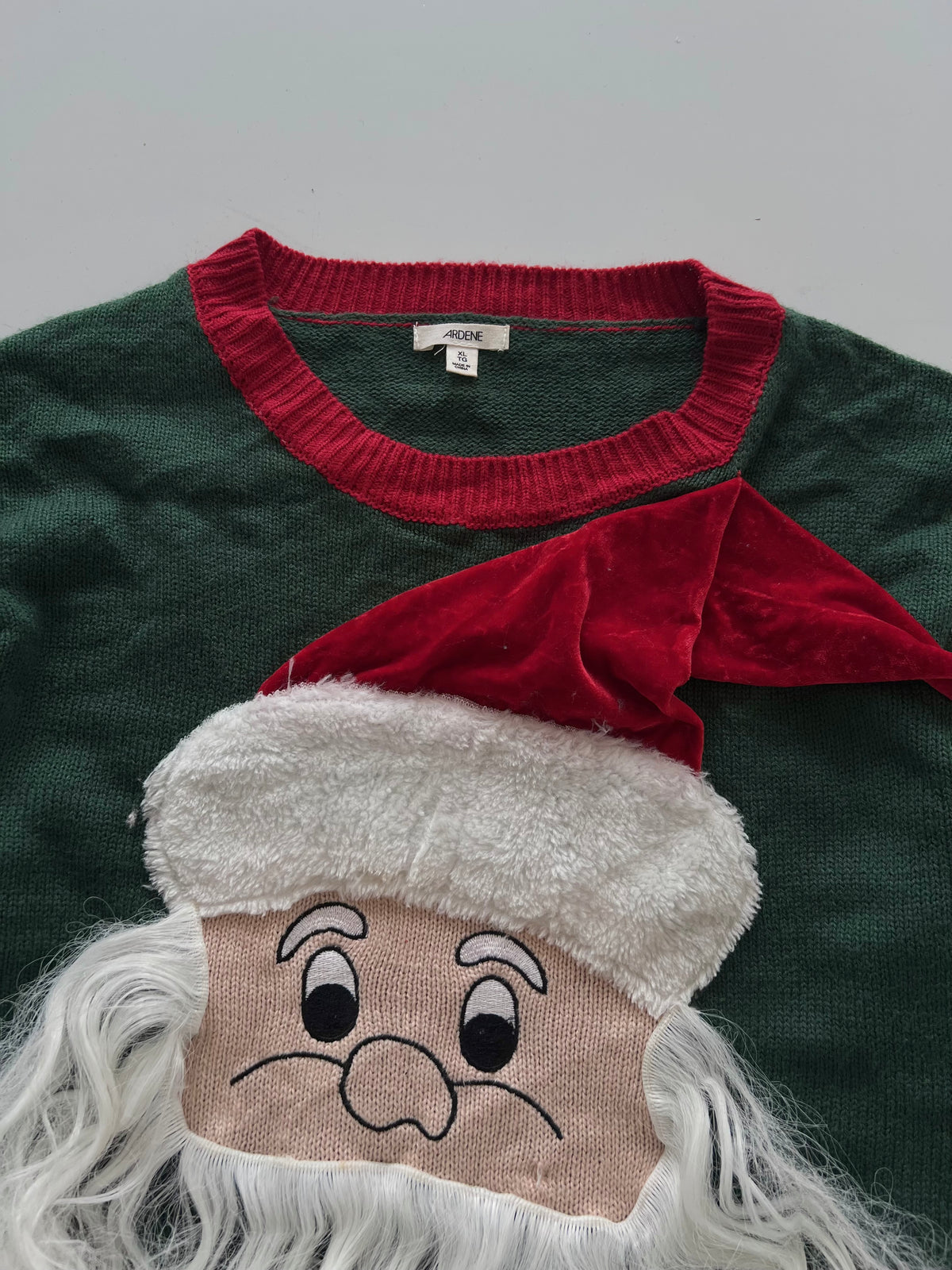 Ardene Embroidered Christmas Sweater-Bust 46