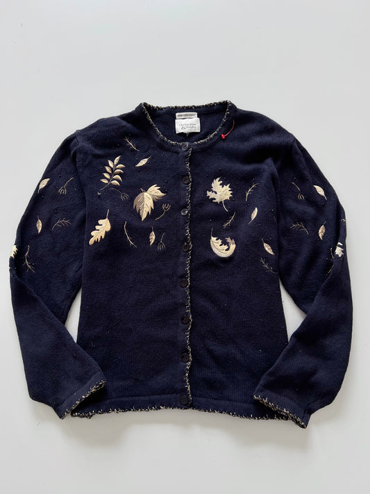 Christopher&Banks Embroidered Sweater-Bust 44