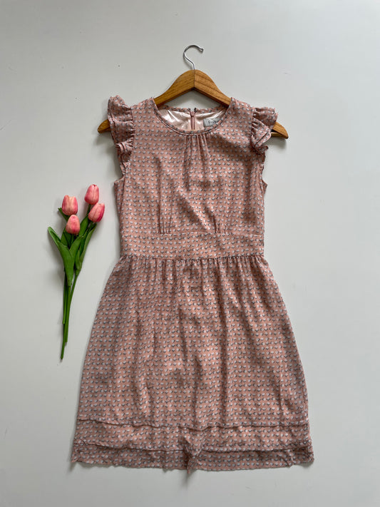 CLOVIS OLD ROSE DRESS - BUST 32