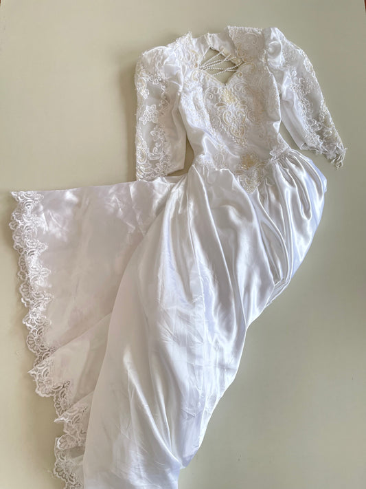 Heavily Embroidered Dress-Bust 36