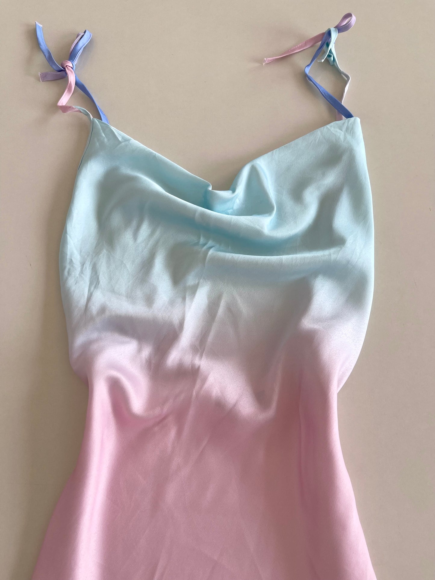 Cowl Neck Slip Dress-Bust 32 to 34