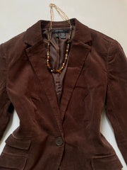 Zara Vintage Corduroy Blazer-Bust 34