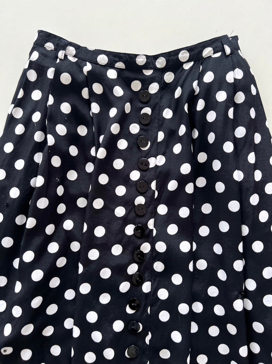Your Sense Polka Dot Skirt-Waist 36