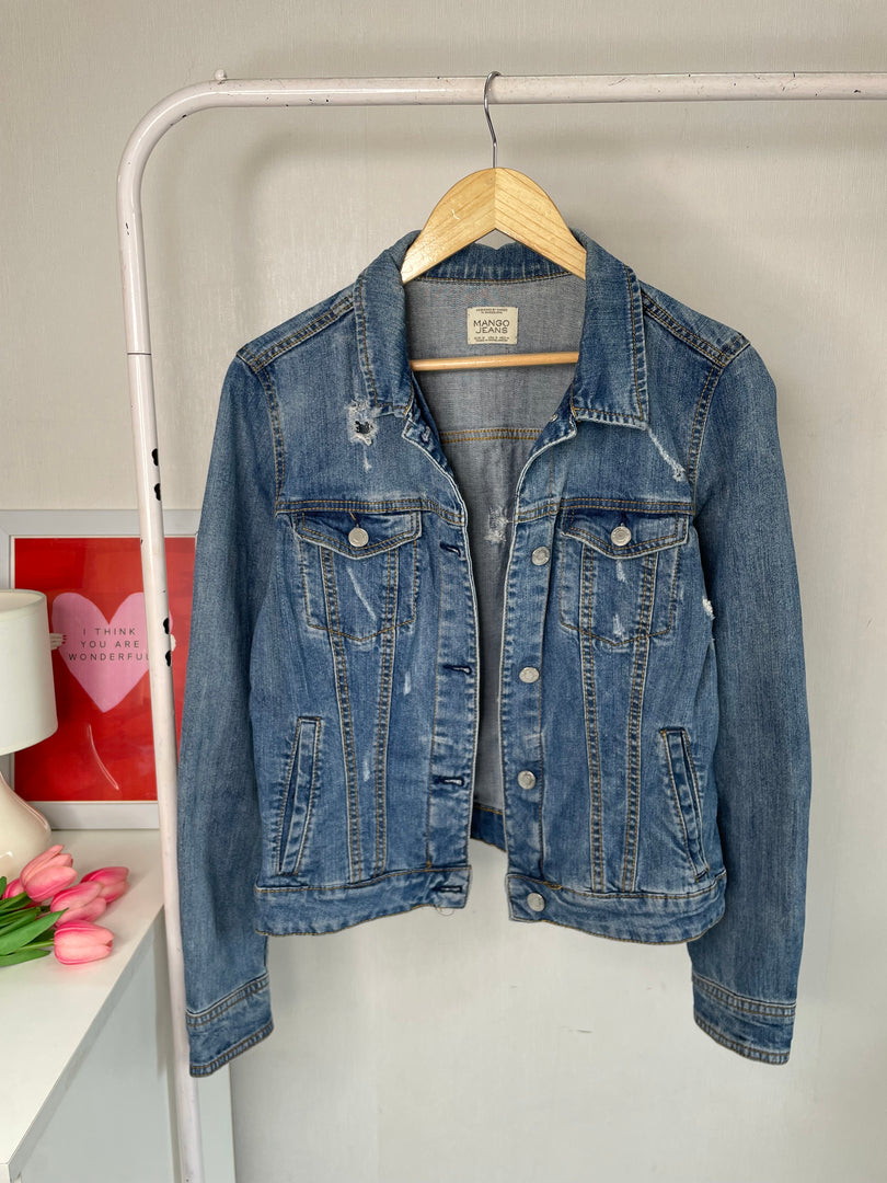 Mango Denim Jacket-Bust 34