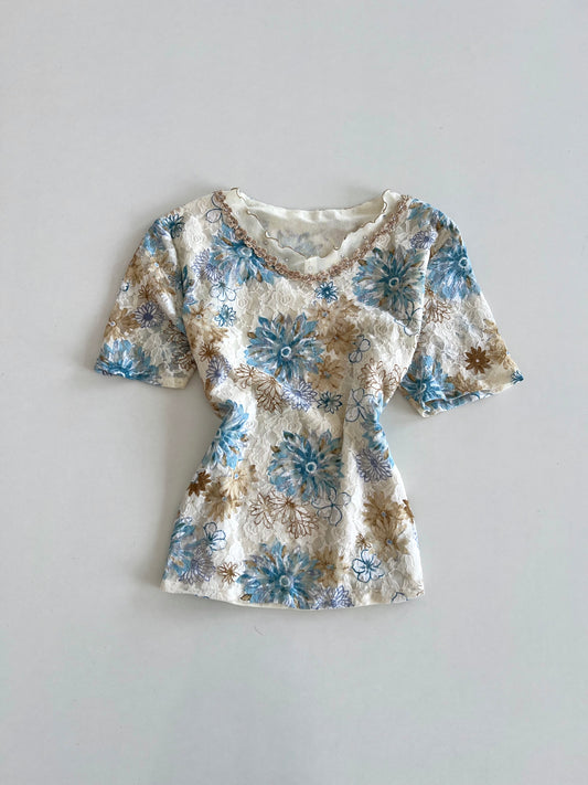 Vintage Lace Top-Bust 38 to 40