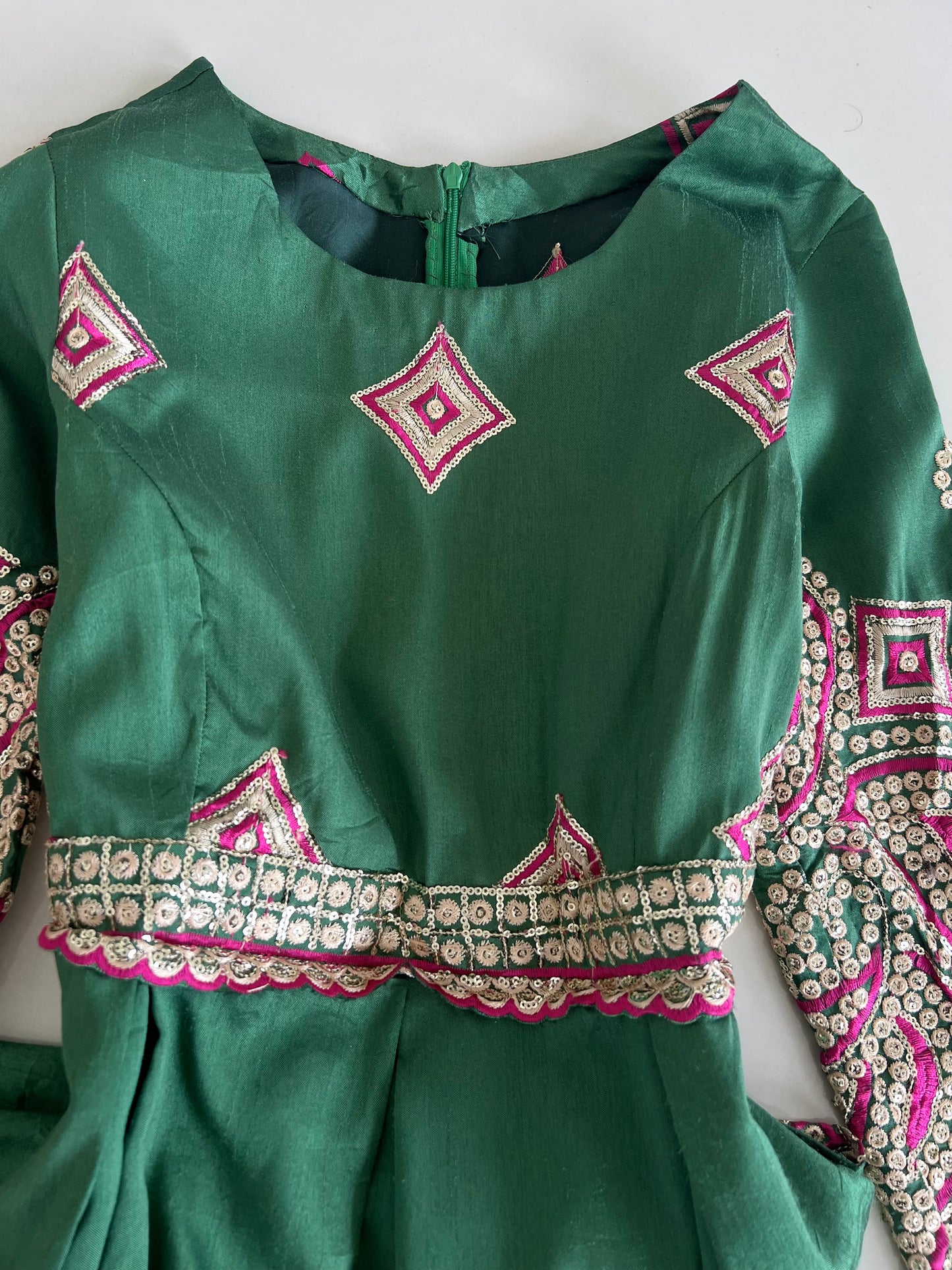 Vintage Embroidered Dress-Bust 34