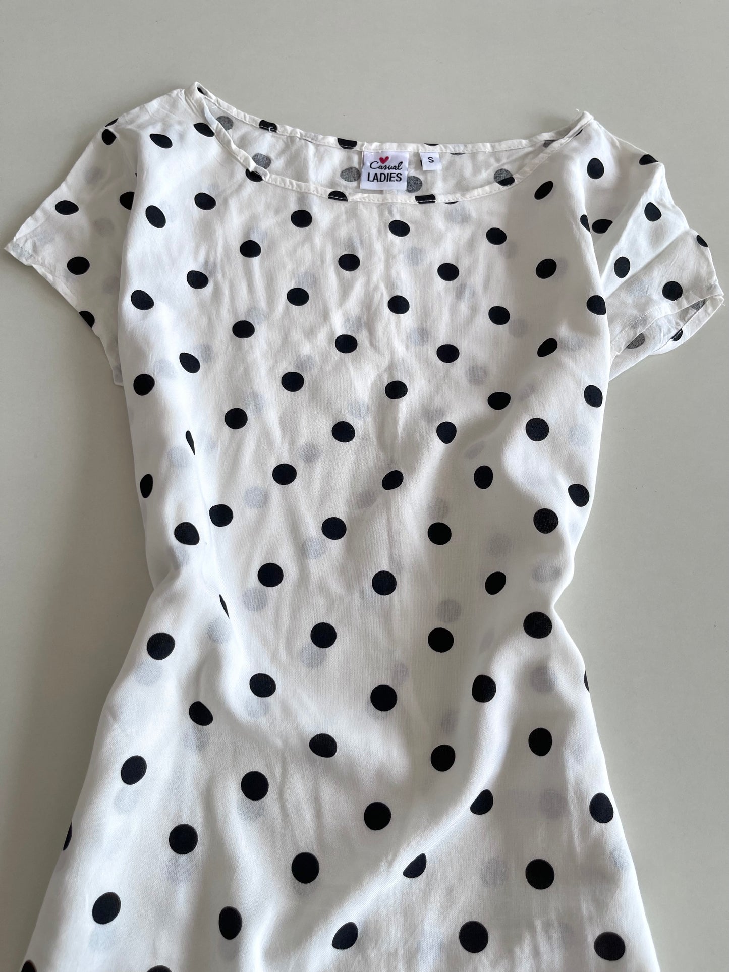 Casual Ladies Polka Dot Top-Bust 34