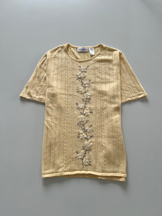 Alfred Dunner Embroidered Sweater-Bust 44